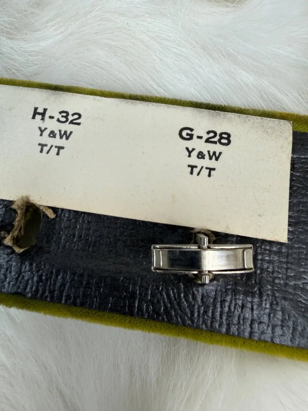 Vintage Silver Tone Cuff Link Sample Velour Salesman Set Singles